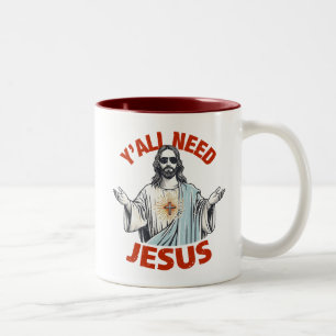 Taza Bicolor Todos necesitan a Jesús
