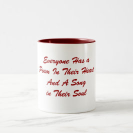 Taza Bicolor Todos tienen poema Mug