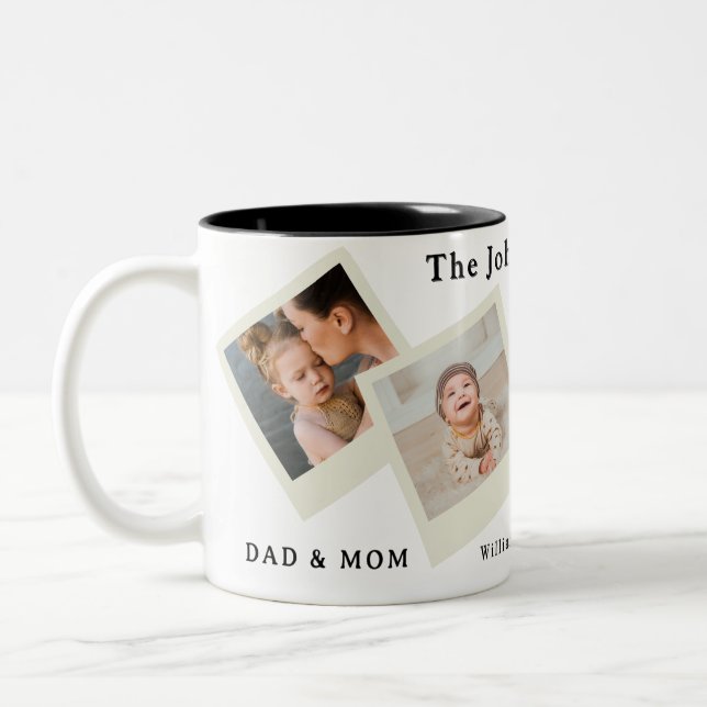 Taza Bicolor Together Is Everything – Family Photo Collage Mug (Izquierda)