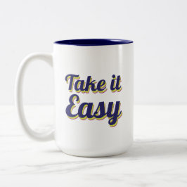 Taza Bicolor Tómalo con calma
