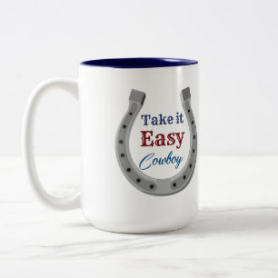 Taza Bicolor Tómate Cowboy fácil