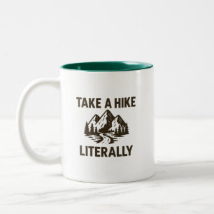 Taza Bicolor Tómate un Paseo Literalmente Premium