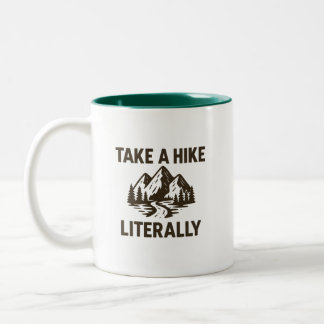 Taza Bicolor Tómate un Paseo Literalmente Premium
