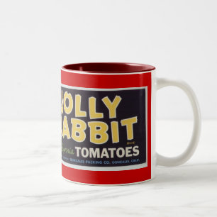 Taza Bicolor Tomates alegres del conejo