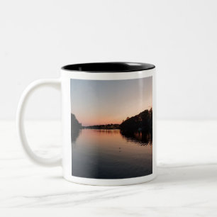 Taza Bicolor Tómese su tiempo para disfrutar de sus alrededores