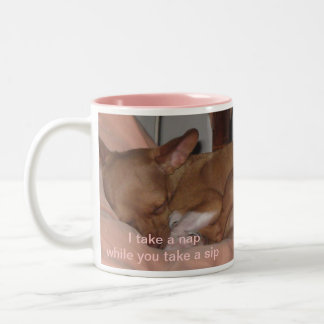 Taza Bicolor Tomo una siesta mientras que usted toma un sorbo