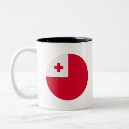 Taza Bicolor Tonga Flag