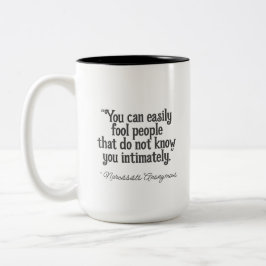 Taza Bicolor Tonto People Narcisistas Typography Mug