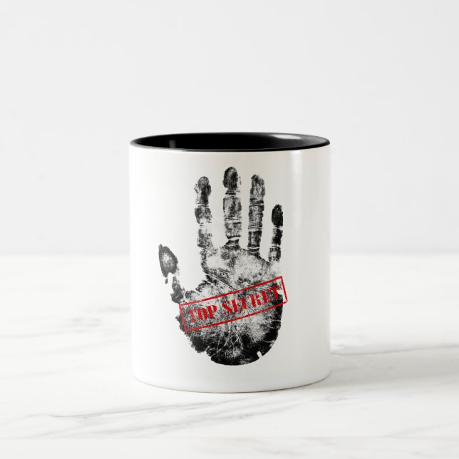 Taza Bicolor Top Secret Mug. (Centro)
