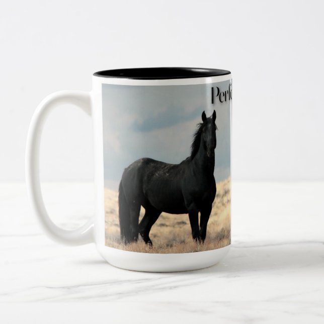 Taza Bicolor "Tormenta perfecta" Mustang Mug  (Izquierda)