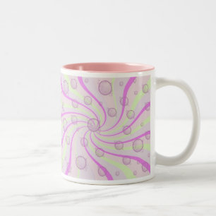Taza Bicolor Torneo de Swirl Rosado