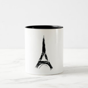 Taza Bicolor Torre Eiffel