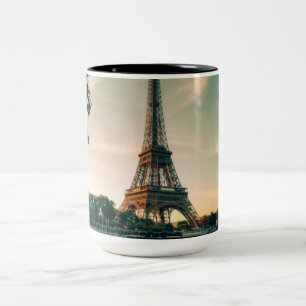 Taza Bicolor Torre Eiffel arrojar almohada