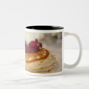 Taza Bicolor Tortitas de frambuesa