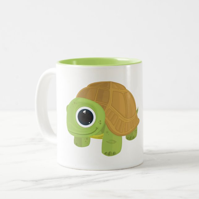 Taza Bicolor Tortuga (Anverso izquierdo)