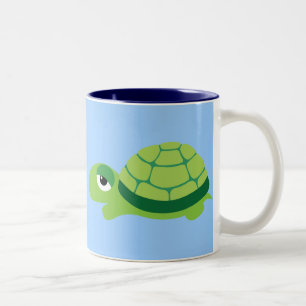 Taza Bicolor tortuga