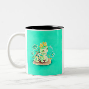 Taza Bicolor Tortuga femenina