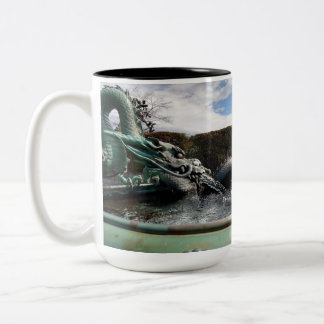 Taza Bicolor Toshogu Shrine Nikko Japan Dragon Foung Mug