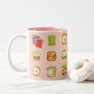 Taza Bicolor Tosta de brunch
