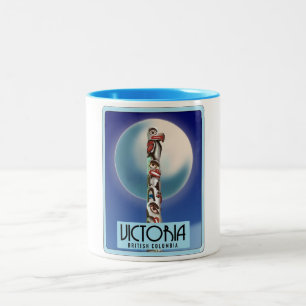 Taza Bicolor Tótem de Victoria Columbia Británica.