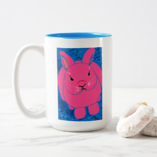 Taza Bicolor TPIO "No, no organizaré tu conferencia" Bunny