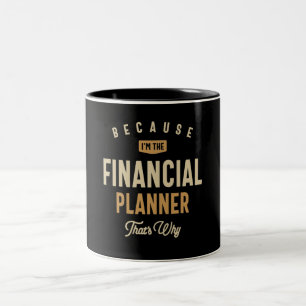 Taza Bicolor Trabajador de cumpleaños de trabajo de planificado