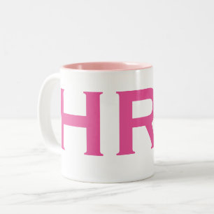 Taza Bicolor Trabajadora de recursos humanos de Héroe de Recur