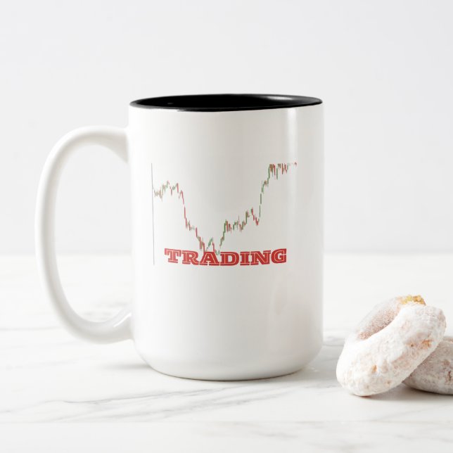 TAZA BICOLOR TRADING  (Con donut)