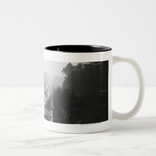 Taza Bicolor Tráfico en la carretera