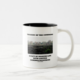 Taza Bicolor Tragedia De Los Comunes Un Hecho De La Vida Modern