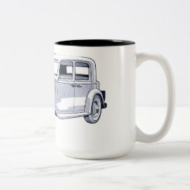 Taza Bicolor Trampa de café de coches de época