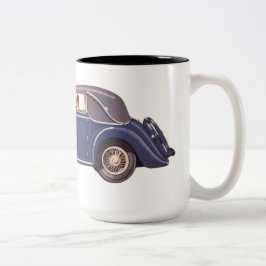 Taza Bicolor Trampa de café de coches de época