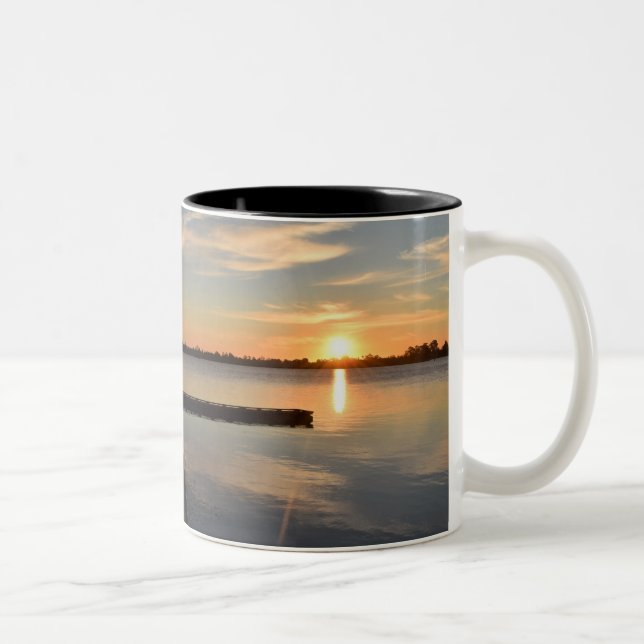 Taza Bicolor Tranquilidad de Wendouree Twilight (Derecha)