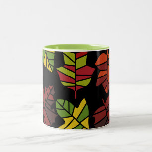 Taza Bicolor Transición de la naturaleza otoño-otoño