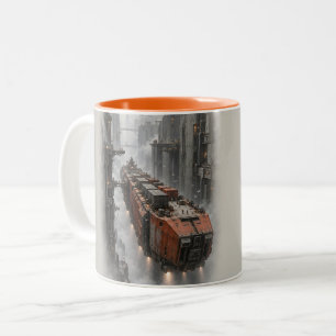 Taza Bicolor Transportador Cañón