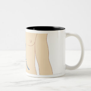 Taza Bicolor Trasplante del hígado