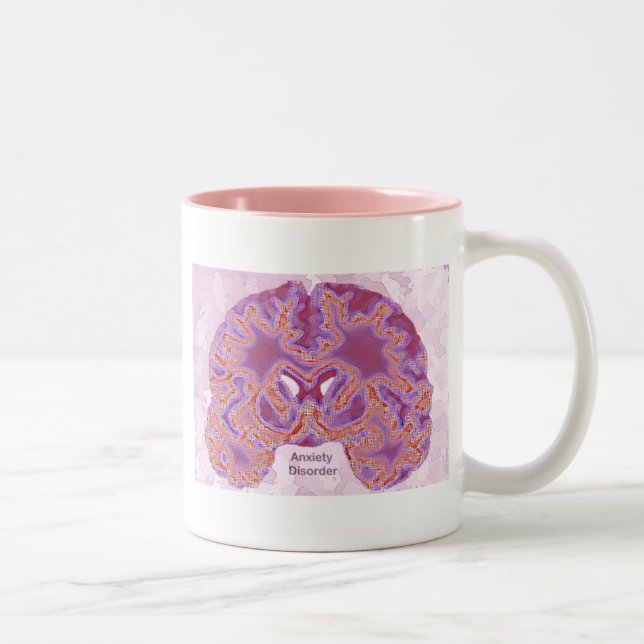 Taza Bicolor Trastorno de ansiedad (Derecha)