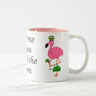Taza Bicolor Tráteme como usted el flamenco de la reina