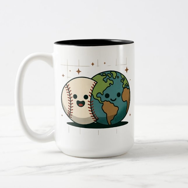 Taza Bicolor Travball for fan (Izquierda)