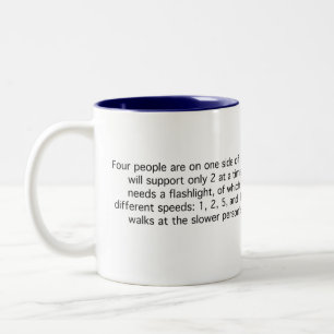 Taza Bicolor Travesía compartida del puente