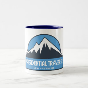 Taza Bicolor Travesía Presidencial New Hampshire Azul
