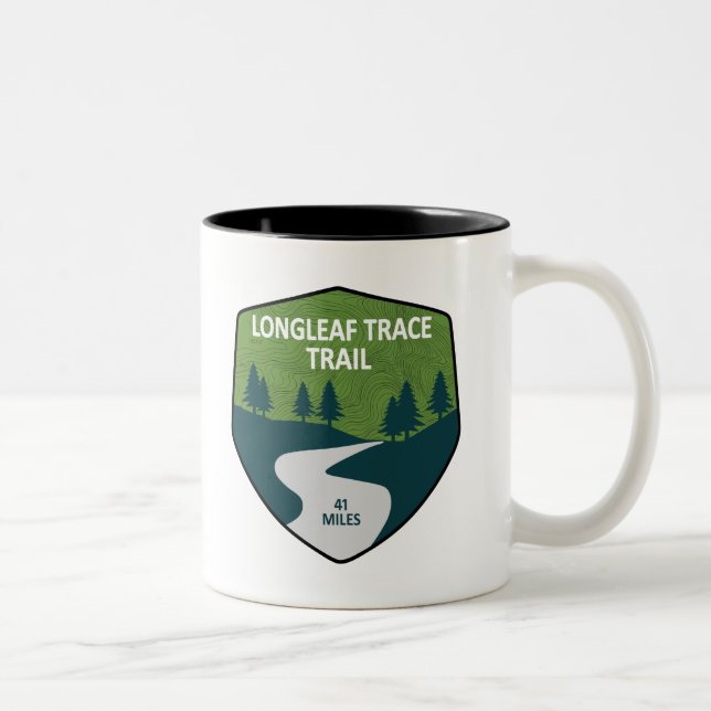 Taza Bicolor Trayecto de seguimiento de hoja larga (Derecha)