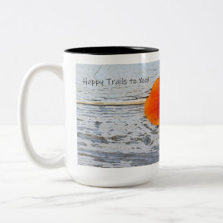 Taza Bicolor Trayectos felices para ti
