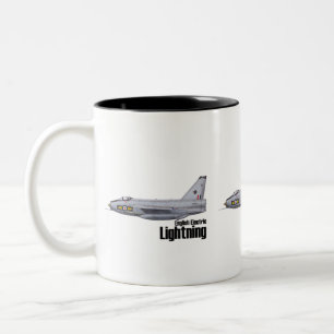 Taza Bicolor Trazo de luz eléctrico inglés
