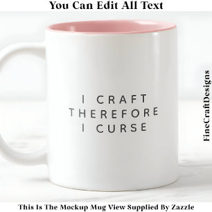 Taza Bicolor Trazono Luego Maldigo / Frase Divertida 022