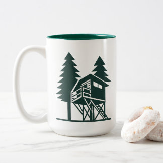 Taza Bicolor Treehouse Coffee Mug