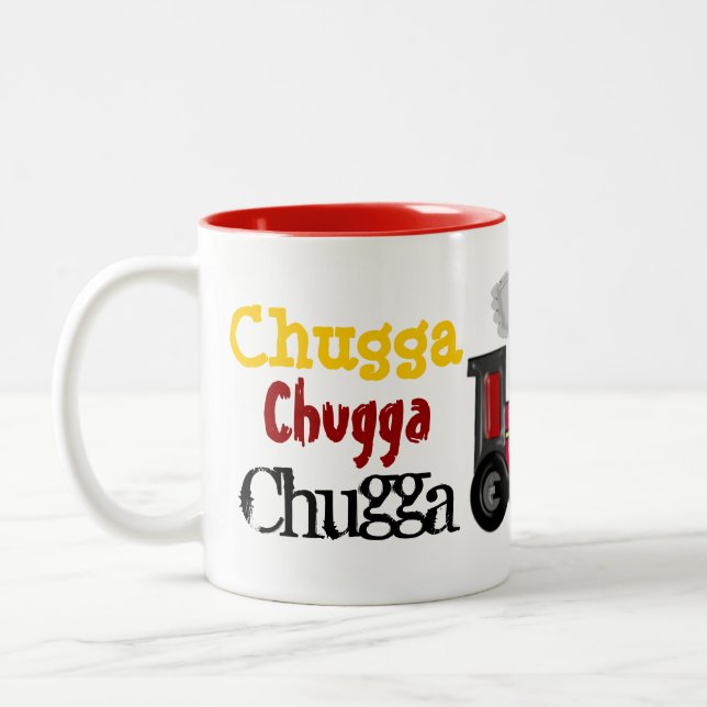 Taza Bicolor Tren de Chugga Chugga Choo Choo (Izquierda)