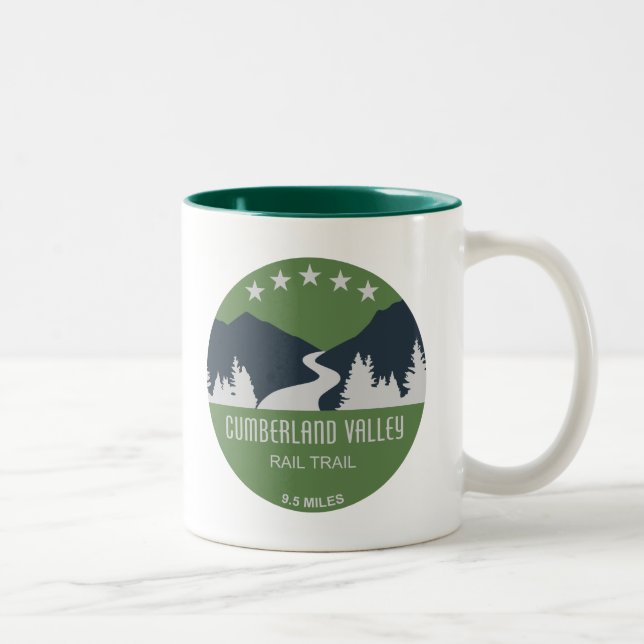 Taza Bicolor Tren de Cumberland Valley (Derecha)