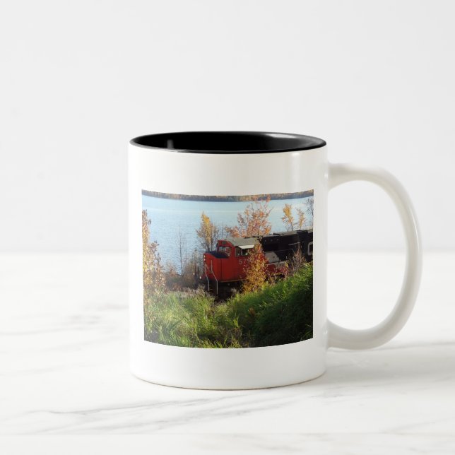 Taza Bicolor Tren de otoño (Derecha)