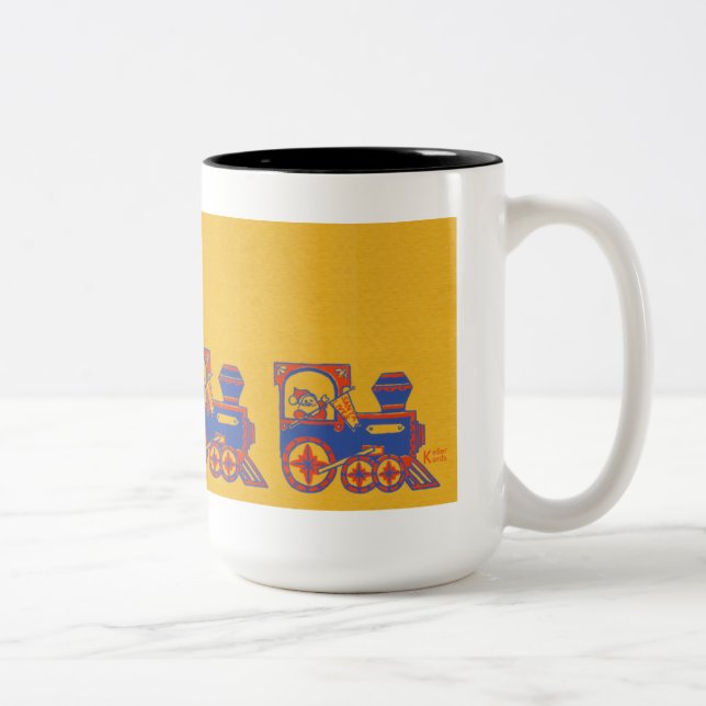 Taza Bicolor Tren de Santa (Derecha)